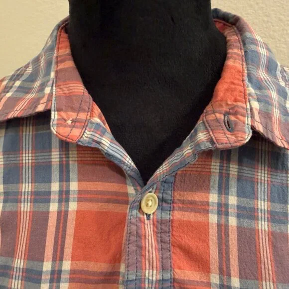 Lucky Brand Shirt Mens Medium Short Sleeve Button-Up Casual - Picture 3 of 5